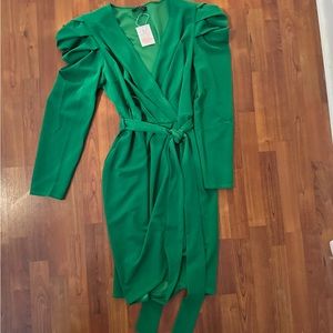 Kelly Green Mini Dress